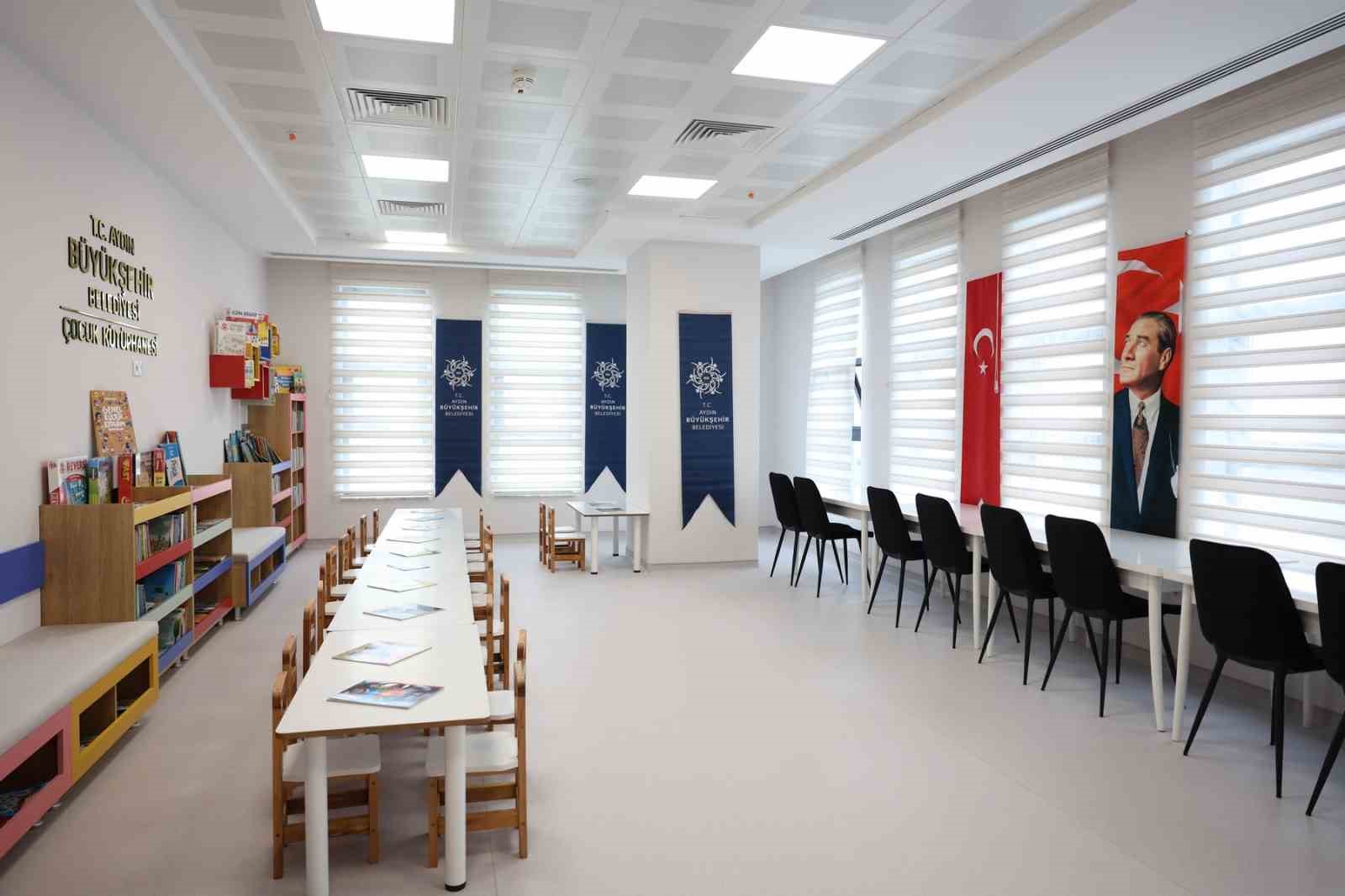 Aydın Büyükşehir Belediyesi’nden Aydın Şehir Hastanesi’ne Çocuk Kütüphanesi
