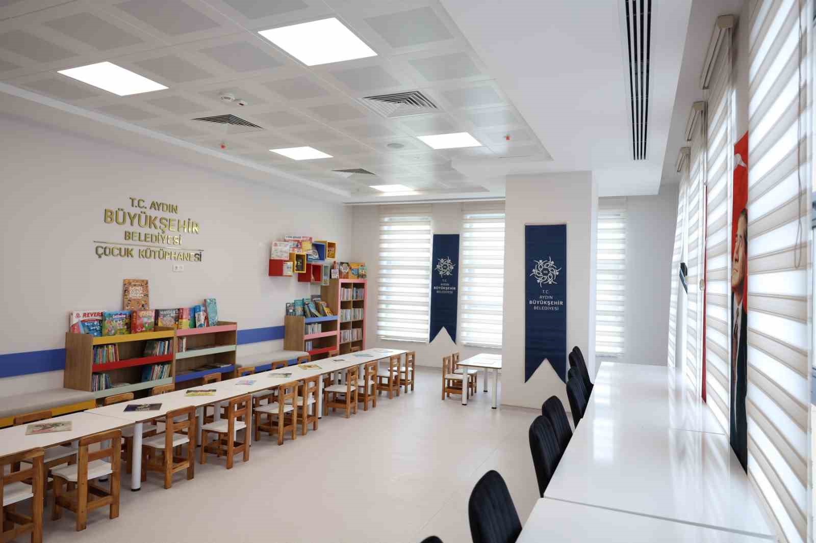 Aydın Büyükşehir Belediyesi’nden Aydın Şehir Hastanesi’ne Çocuk Kütüphanesi
