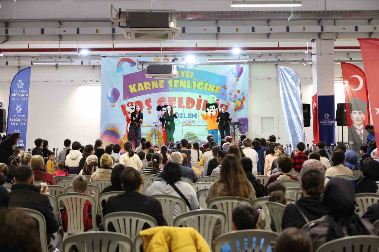 Aydın Büyükşehir Belediyesi’nden Efeler’de yarıyıl karne şenliği
