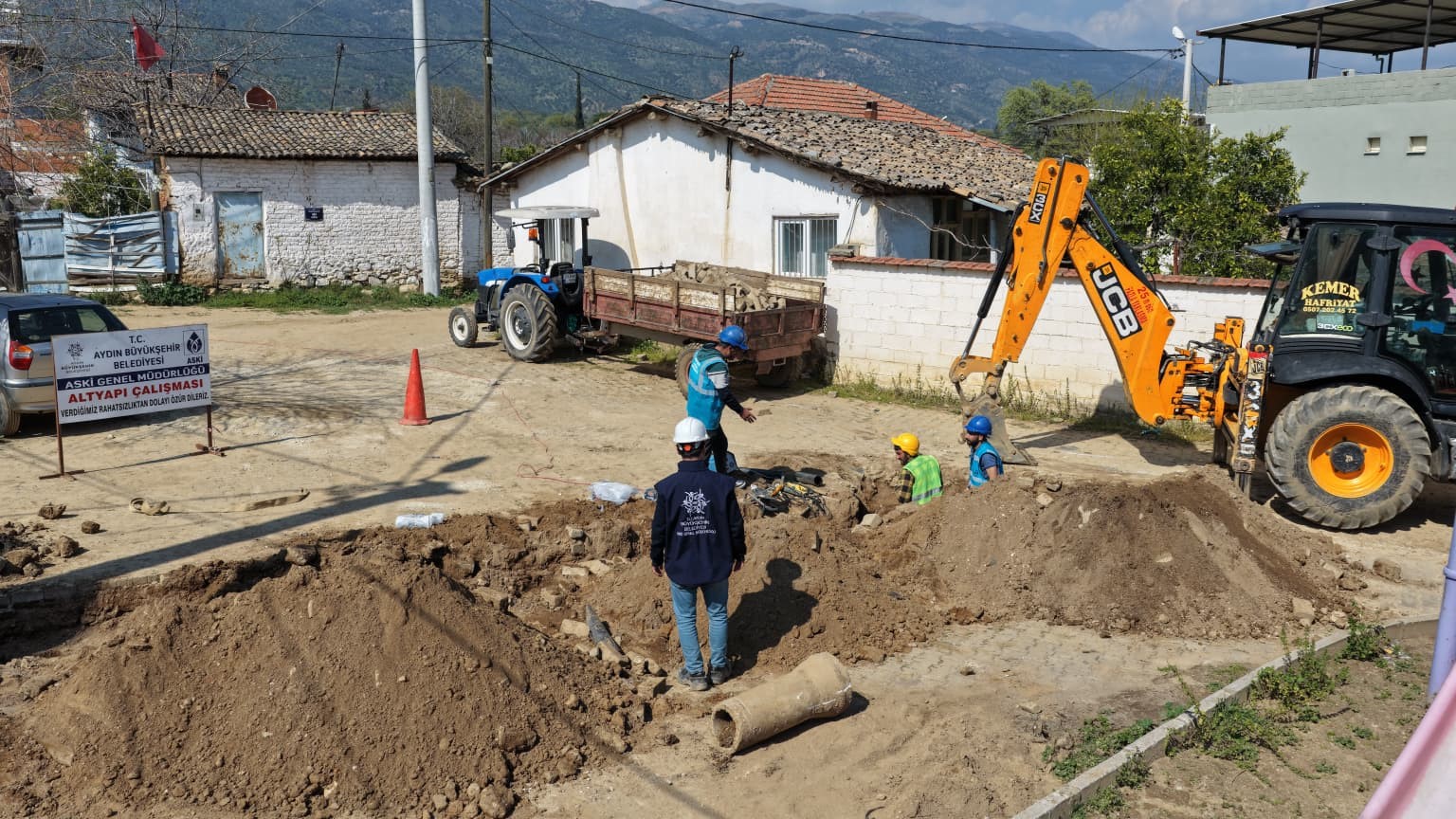 Aydın Büyükşehir Belediyesi’nden Köşk’te altyapı yatırımı
