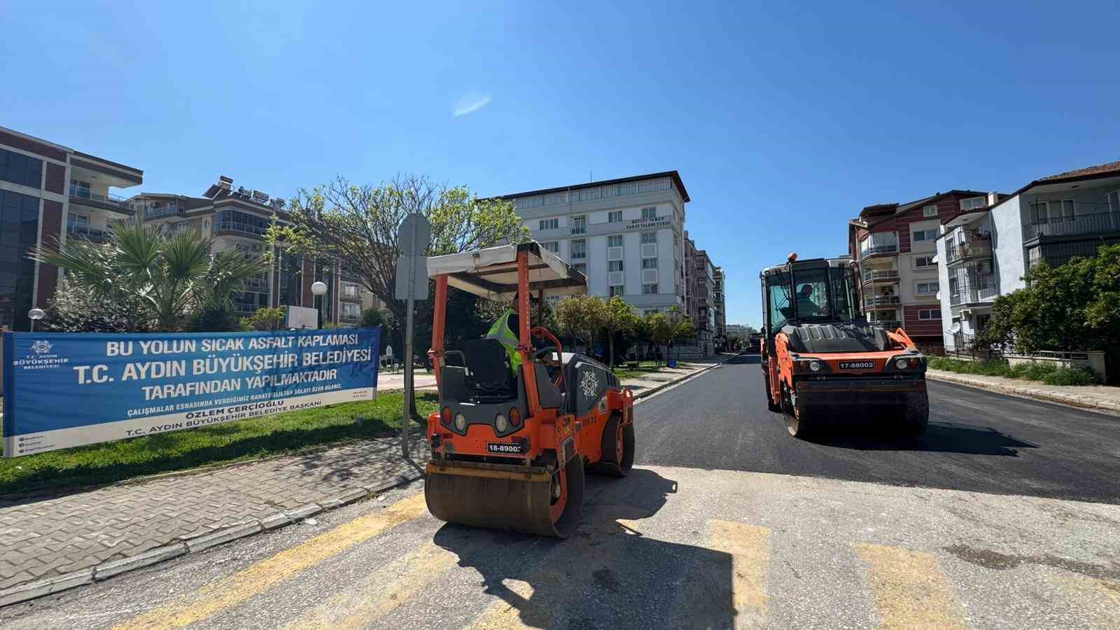 Aydın Büyükşehir’den Efeler’de yol çalışması
