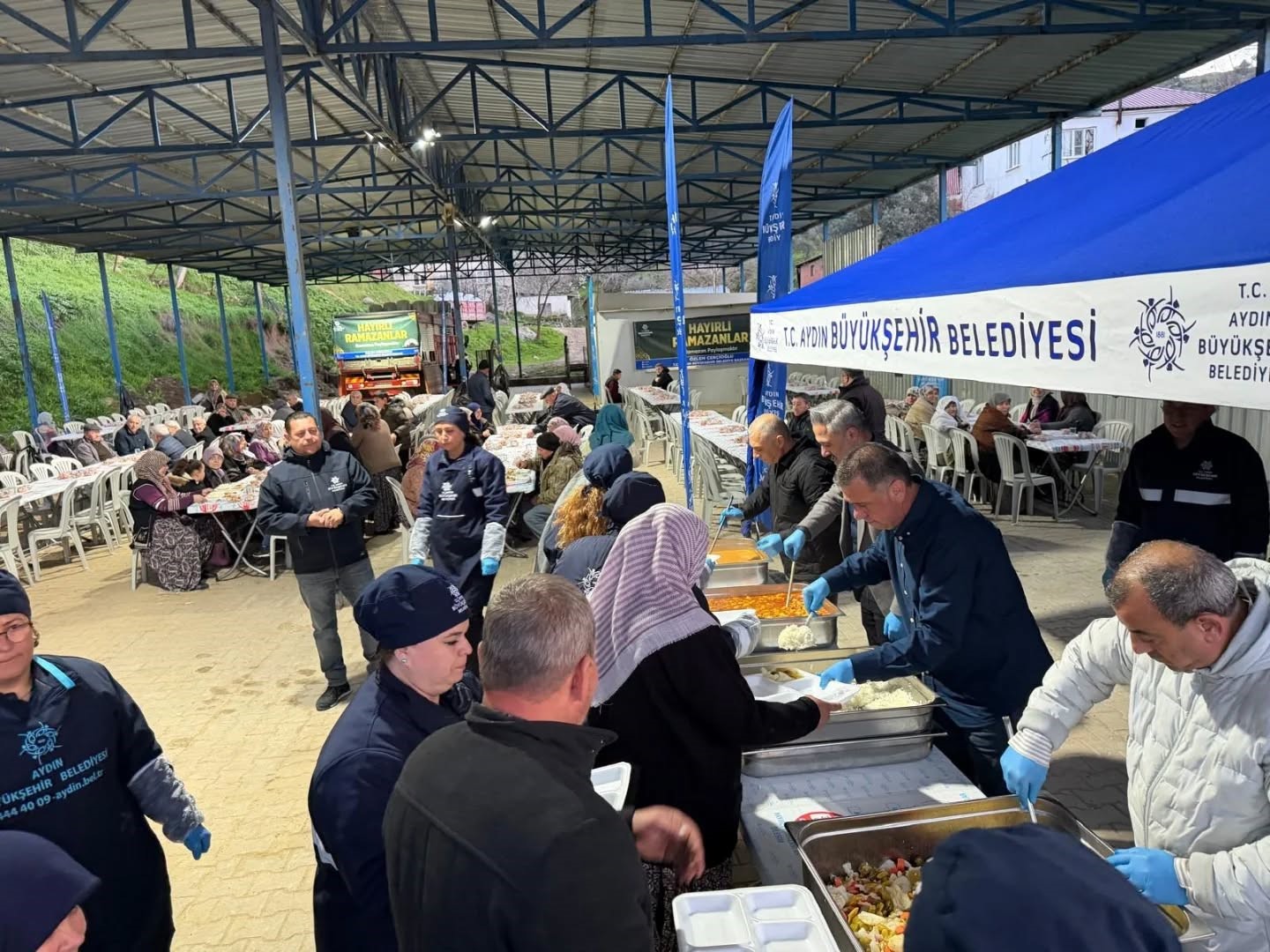 Aydın Büyükşehir’den Eğridere’de iftar sofrası
