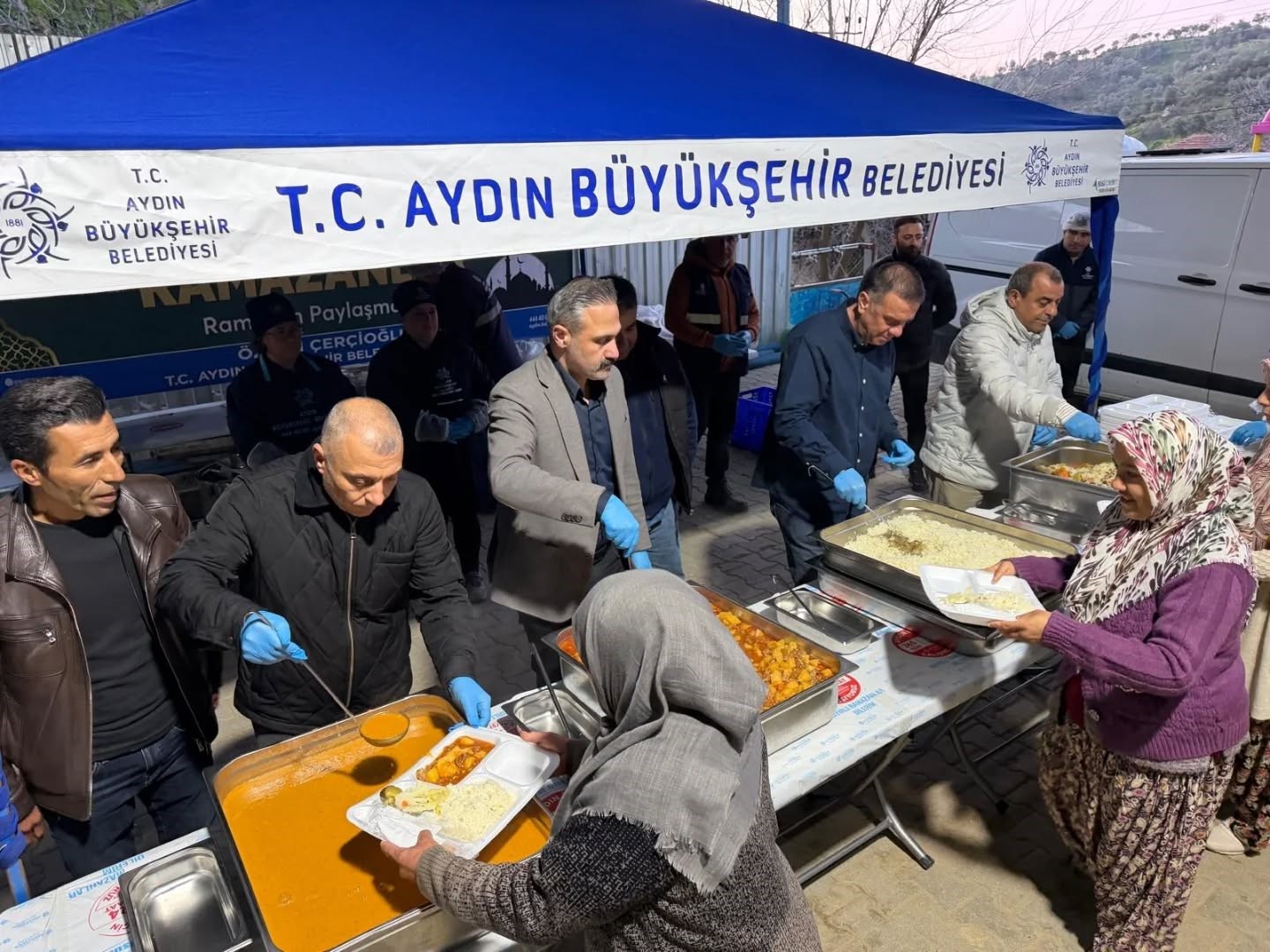 Aydın Büyükşehir’den Eğridere’de iftar sofrası
