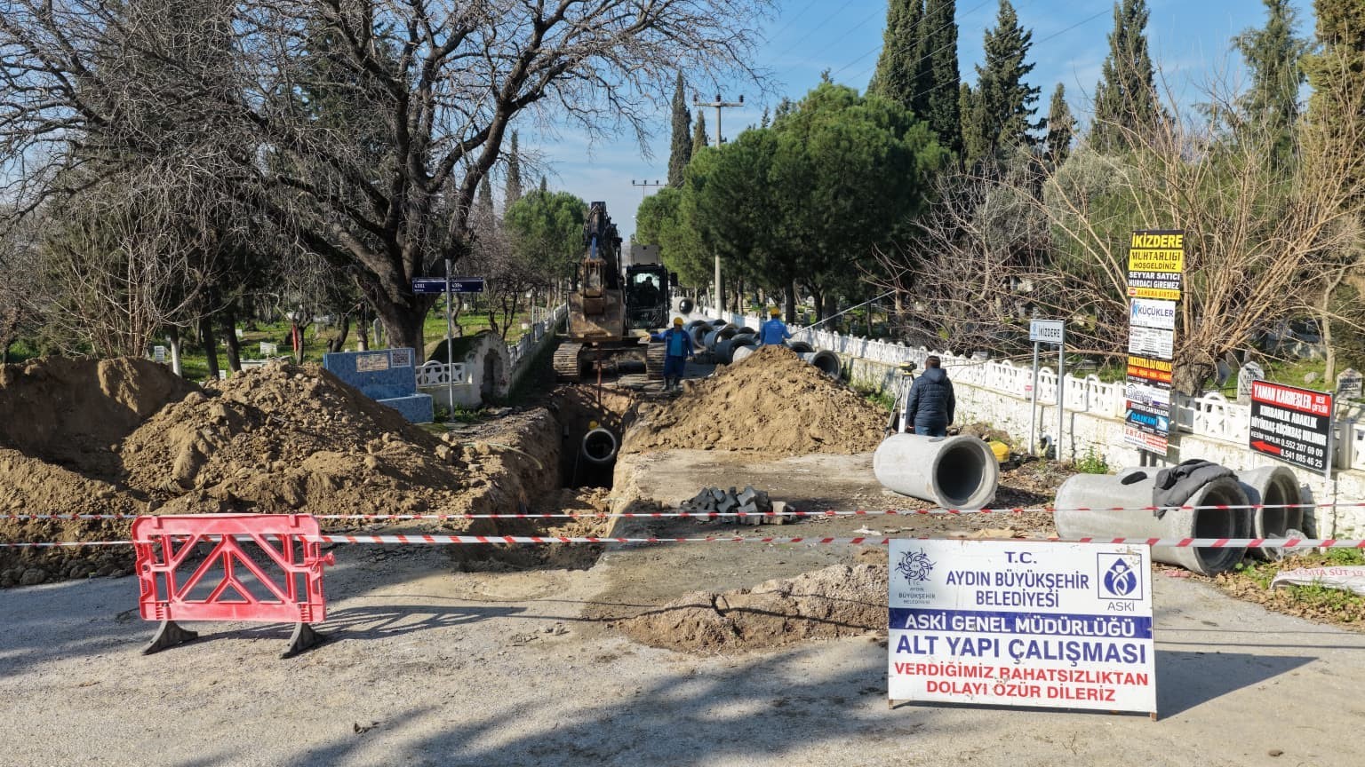 Aydın Büyükşehir’den İncirliova’ya altyapı yatırımı
