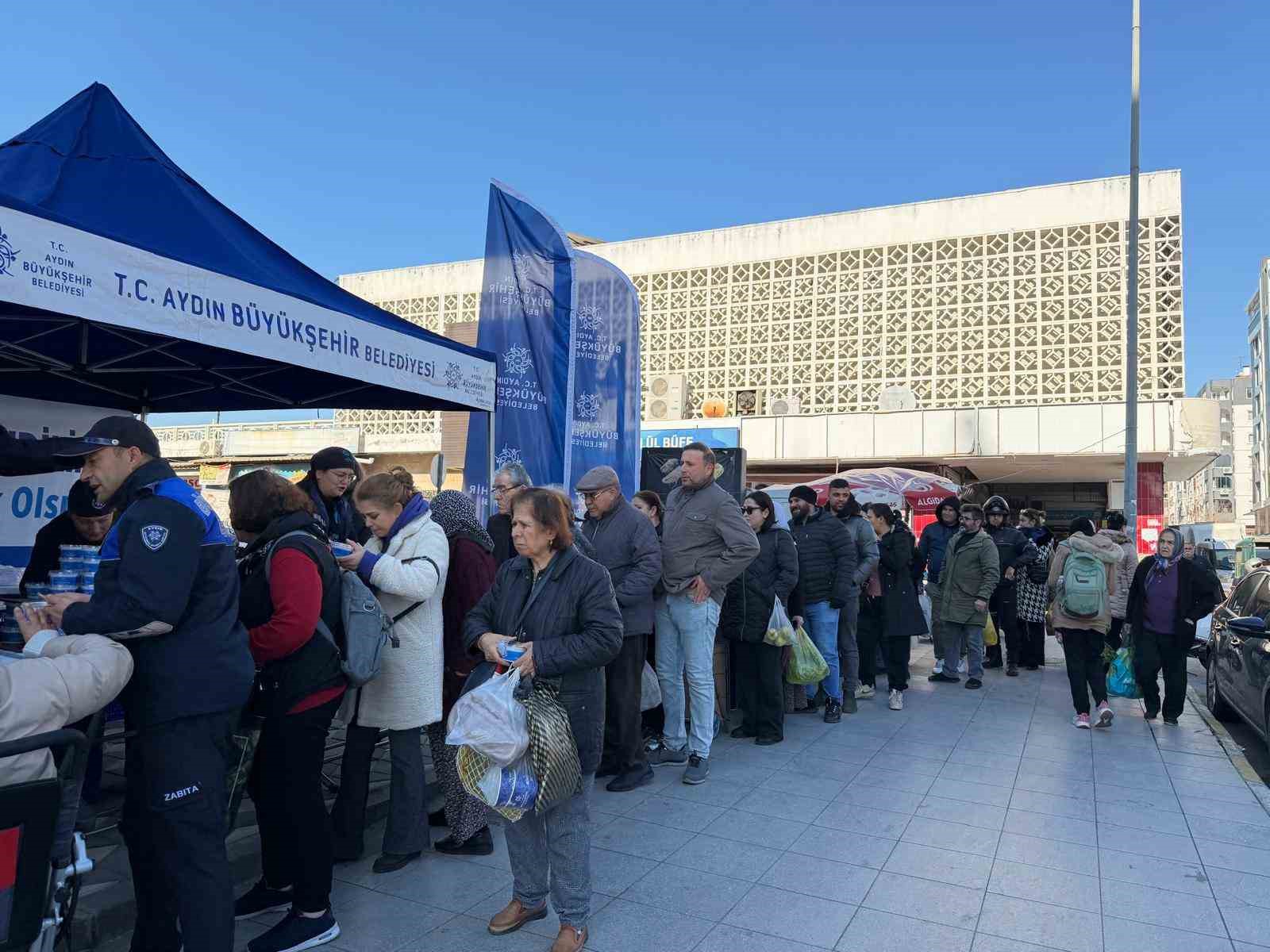 Aydın Büyükşehir’den Miraç Kandili hayrı
