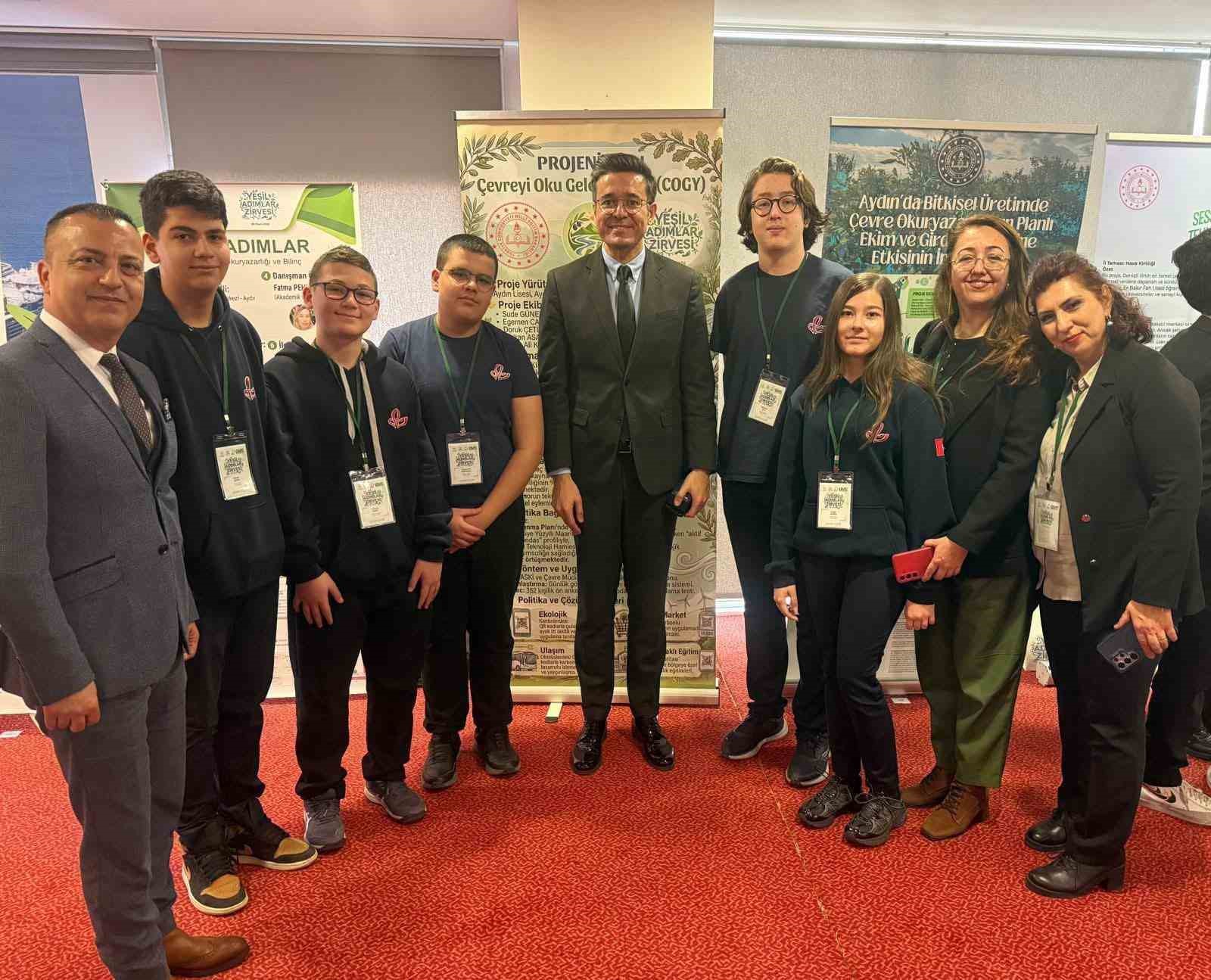 Aydın Lisesi’nden Yeşil Adımlar Zirvesi’nde başarılı temsil
