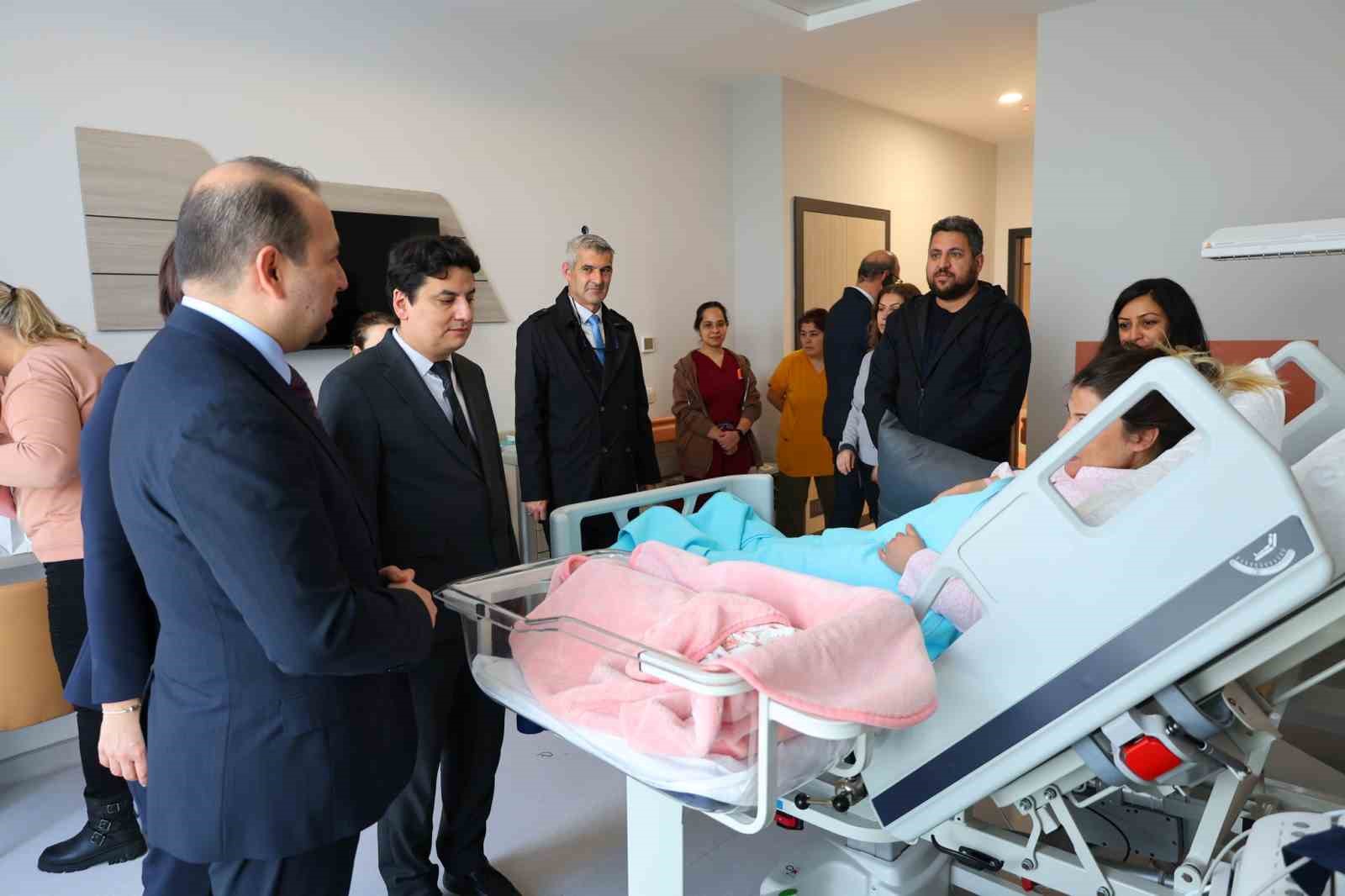 Aydın Şehir Hastanesi’nde ilk bebek dünyaya geldi
