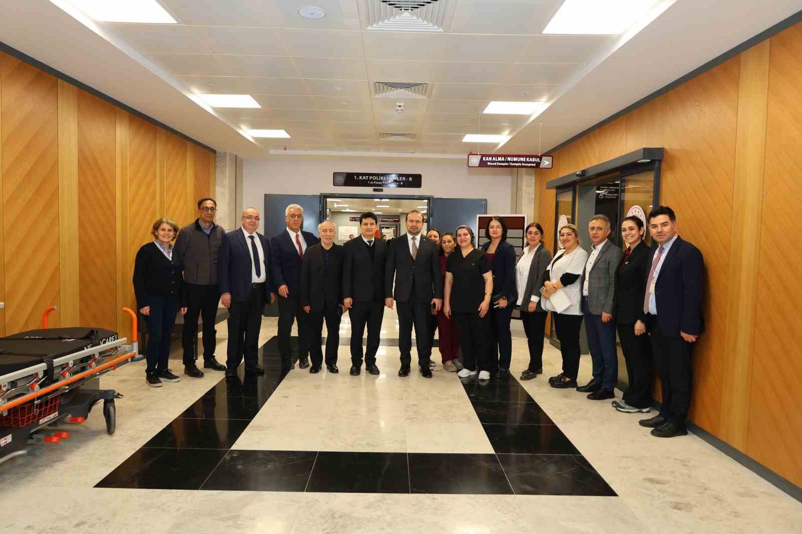 Aydın Şehir Hastanesi’nde kritik birimler incelendi
