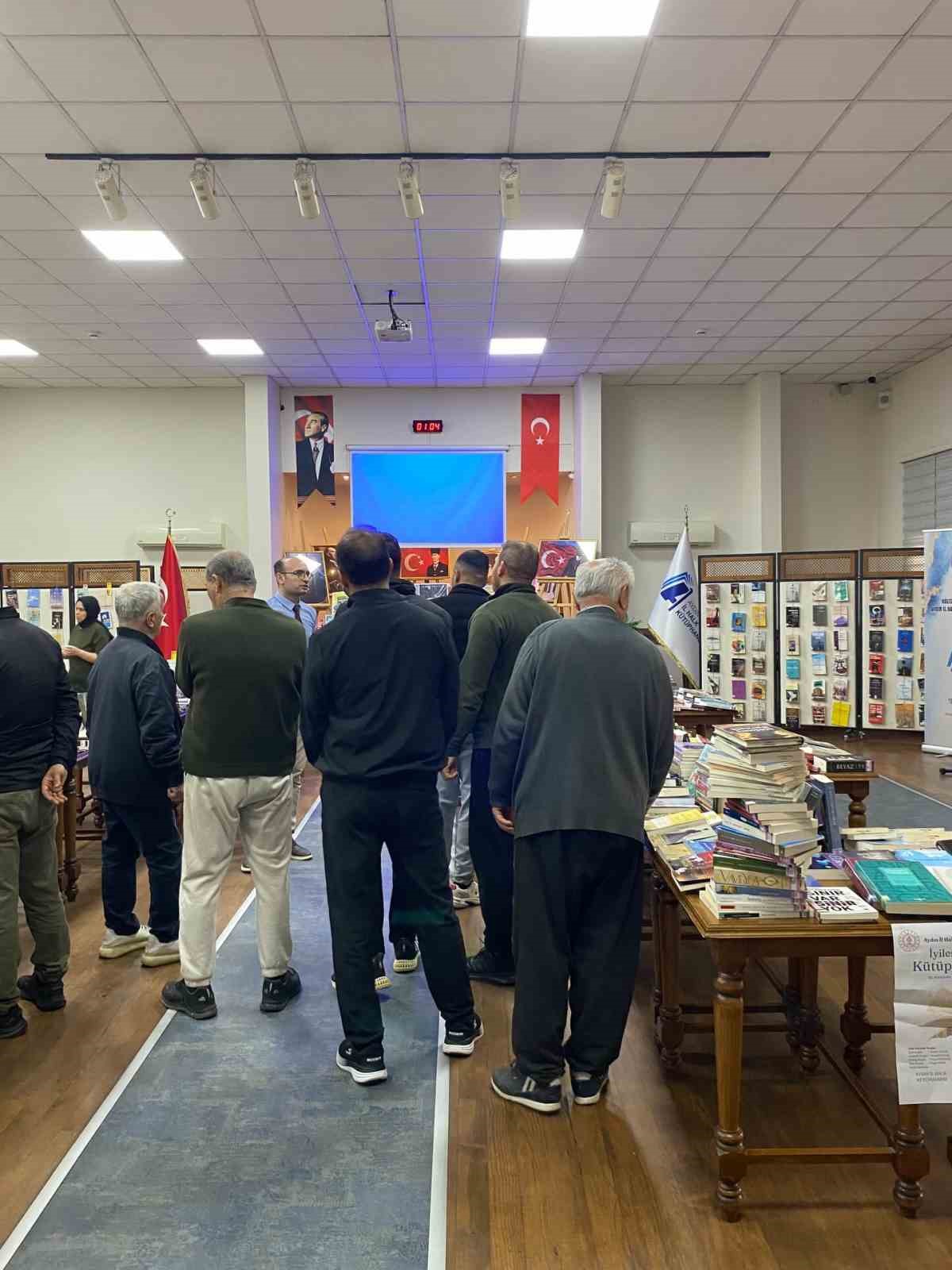 Aydın’da hükümlülere yönelik kütüphane etkinliği düzenlendi
