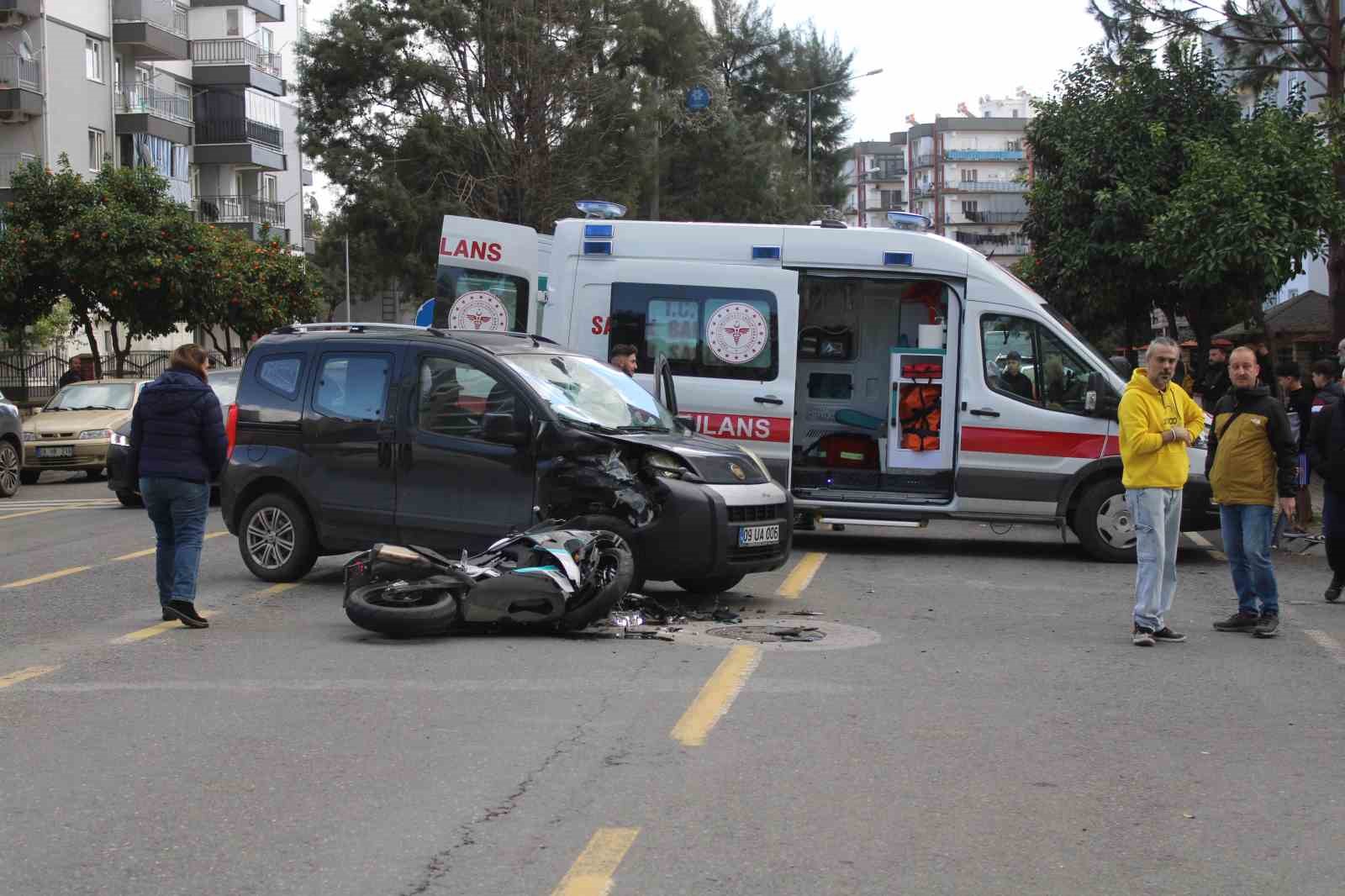 Aydın’da korkutan kaza: 1 ağır yaralı
