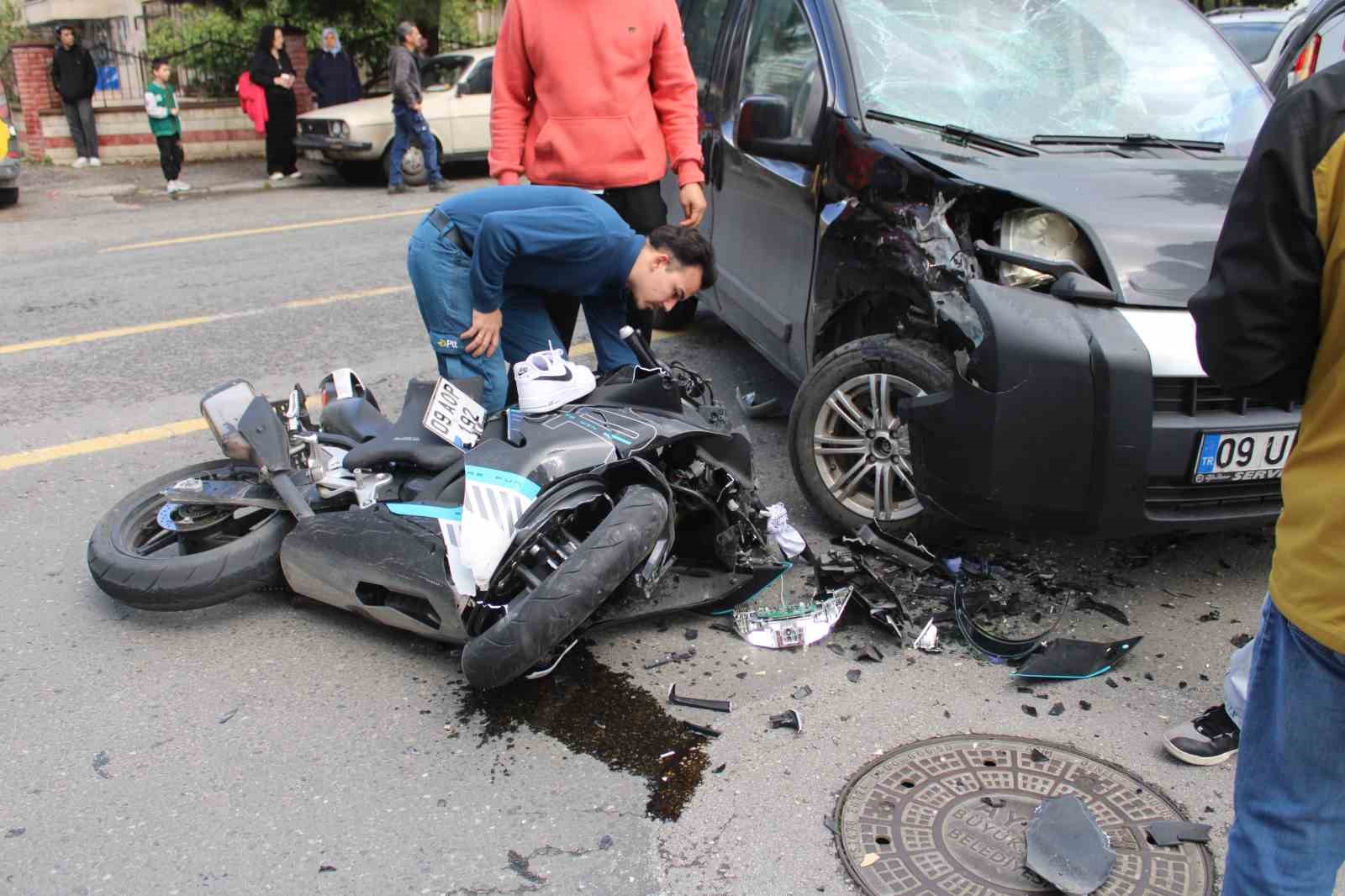 Aydın’da korkutan kaza: 1 ağır yaralı
