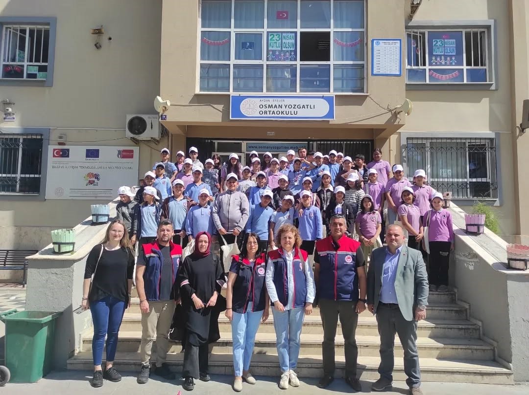 Aydın’da öğrencilere organik tarım anlatıldı
