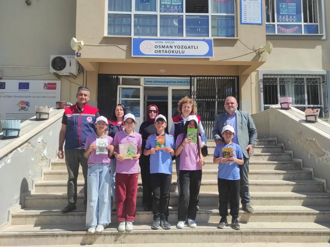 Aydın’da öğrencilere organik tarım anlatıldı
