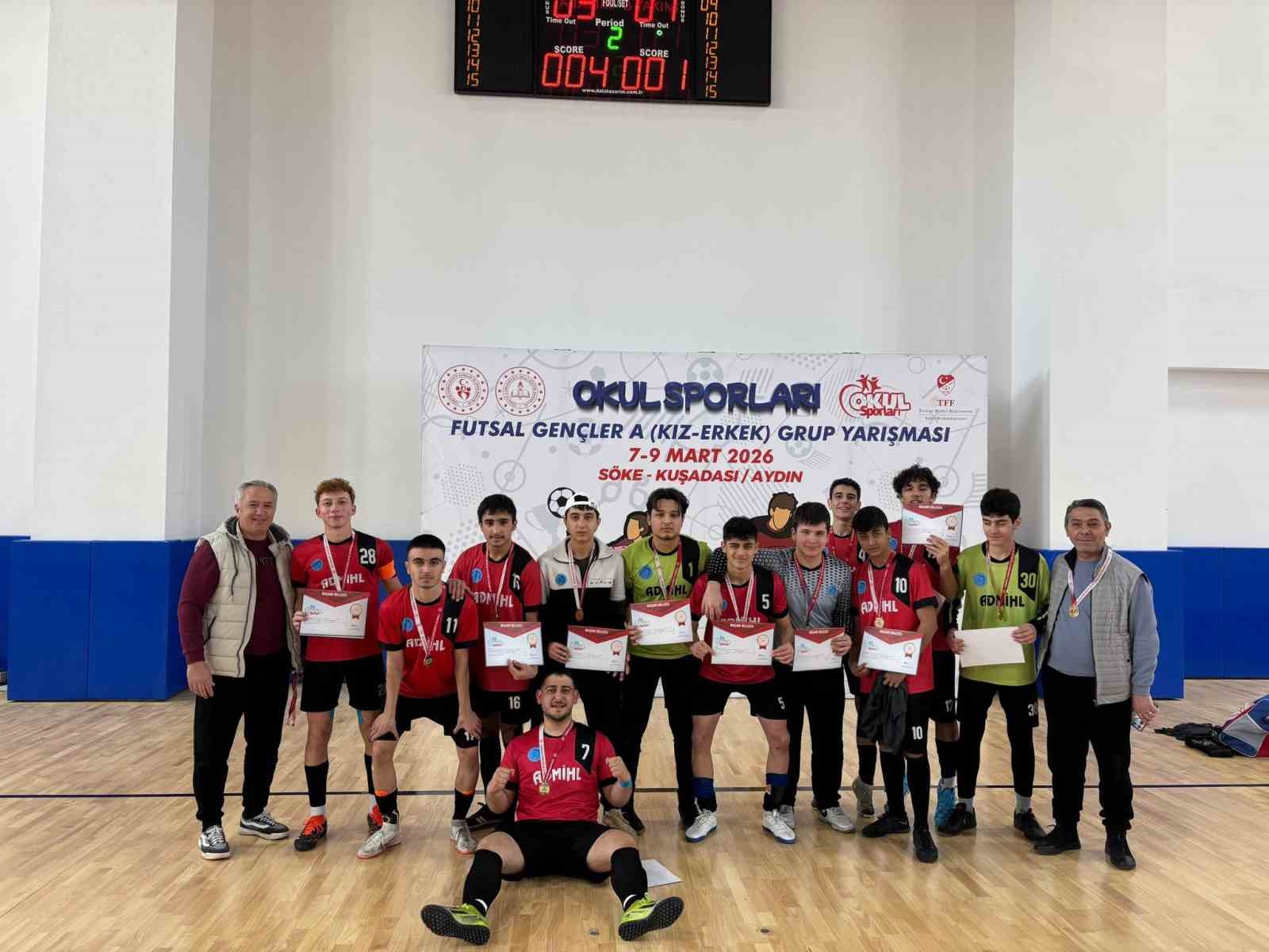 Aydın’da Okul Sporları Futsal Grup Müsabakaları tamamlandı
