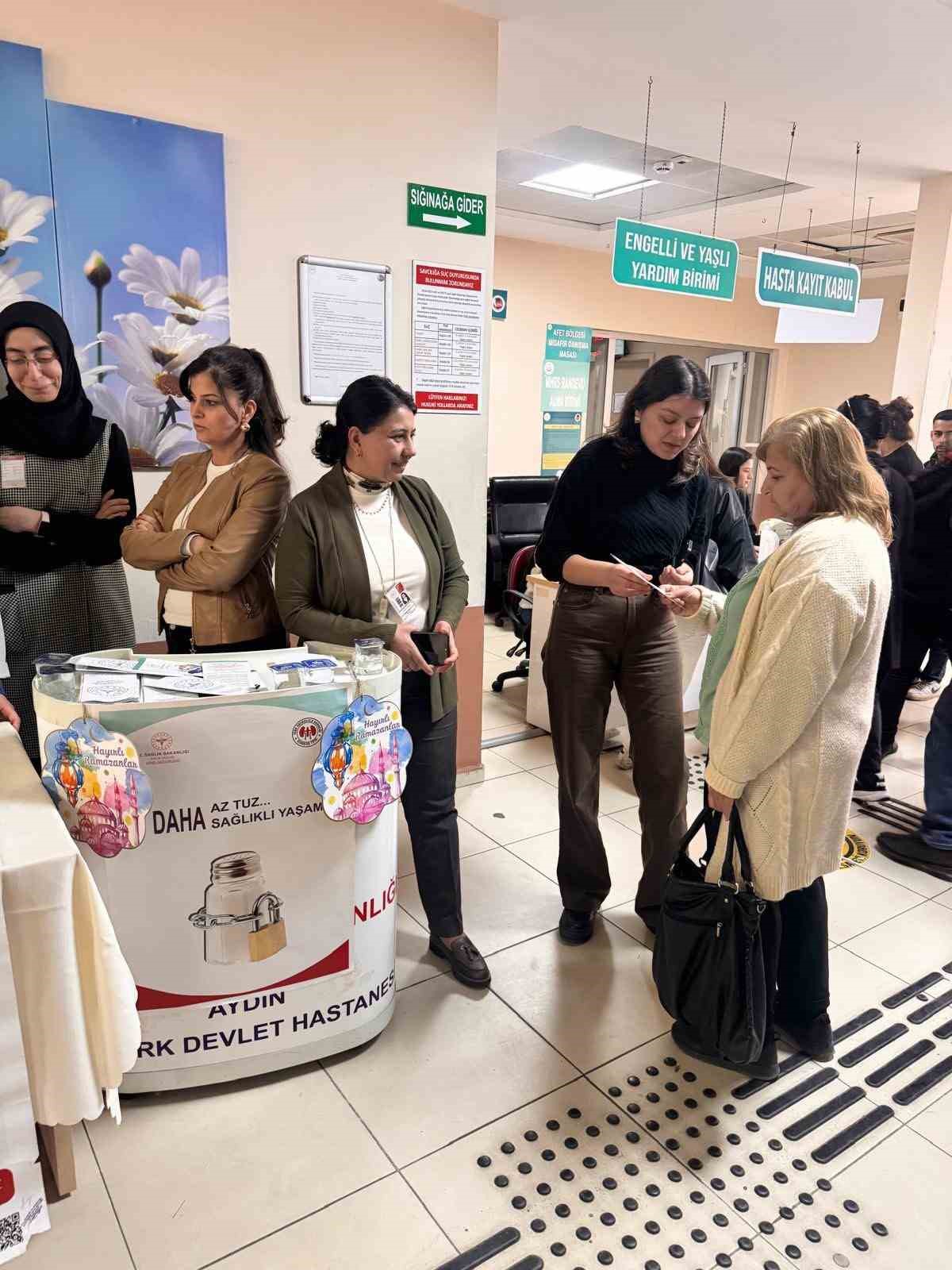 Aydın’da ’Ramazanda Sağlık’ bilgilendirmesi sürüyor
