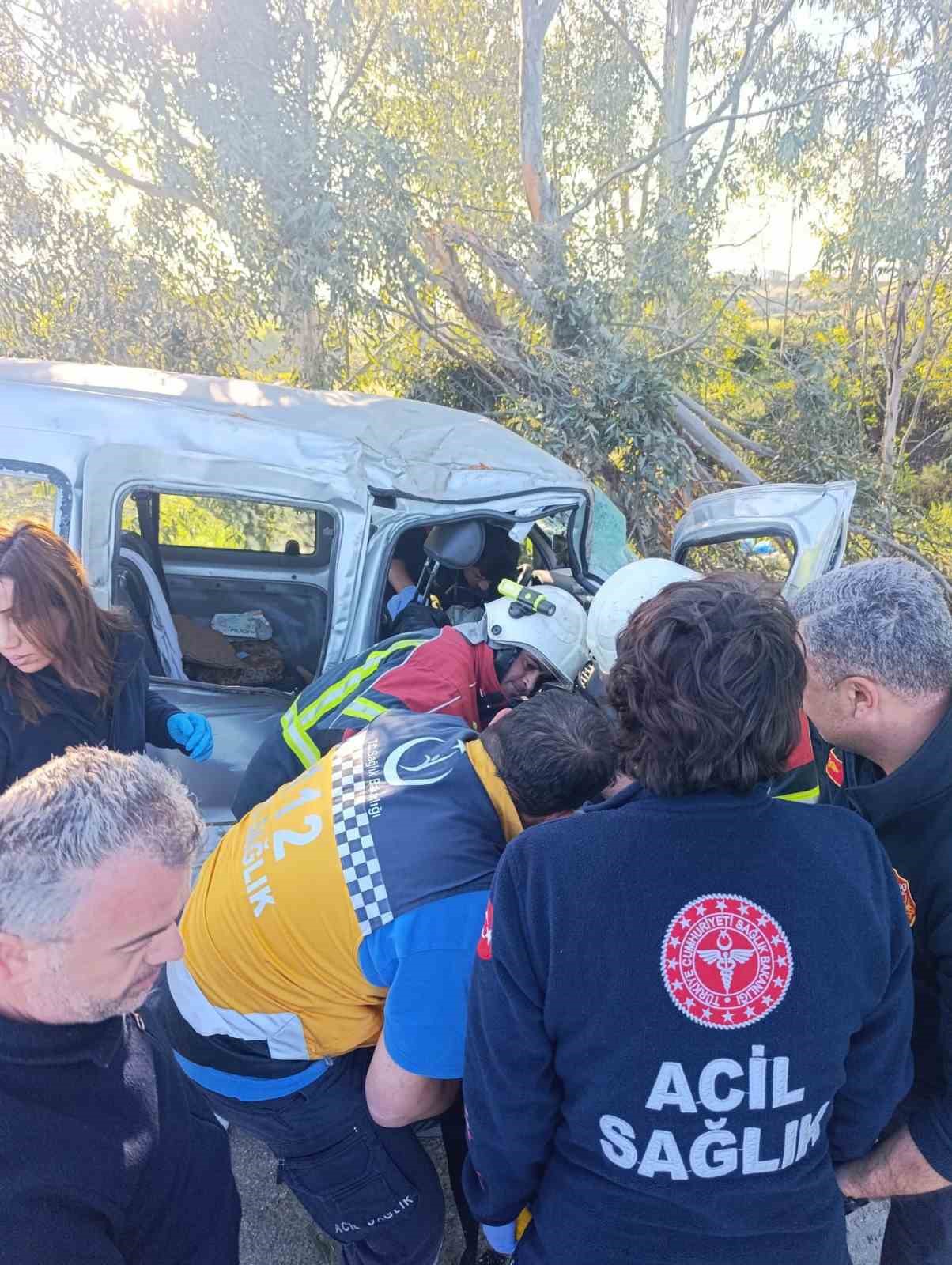 Aydın’da trafik kazası: 3 yaralı
