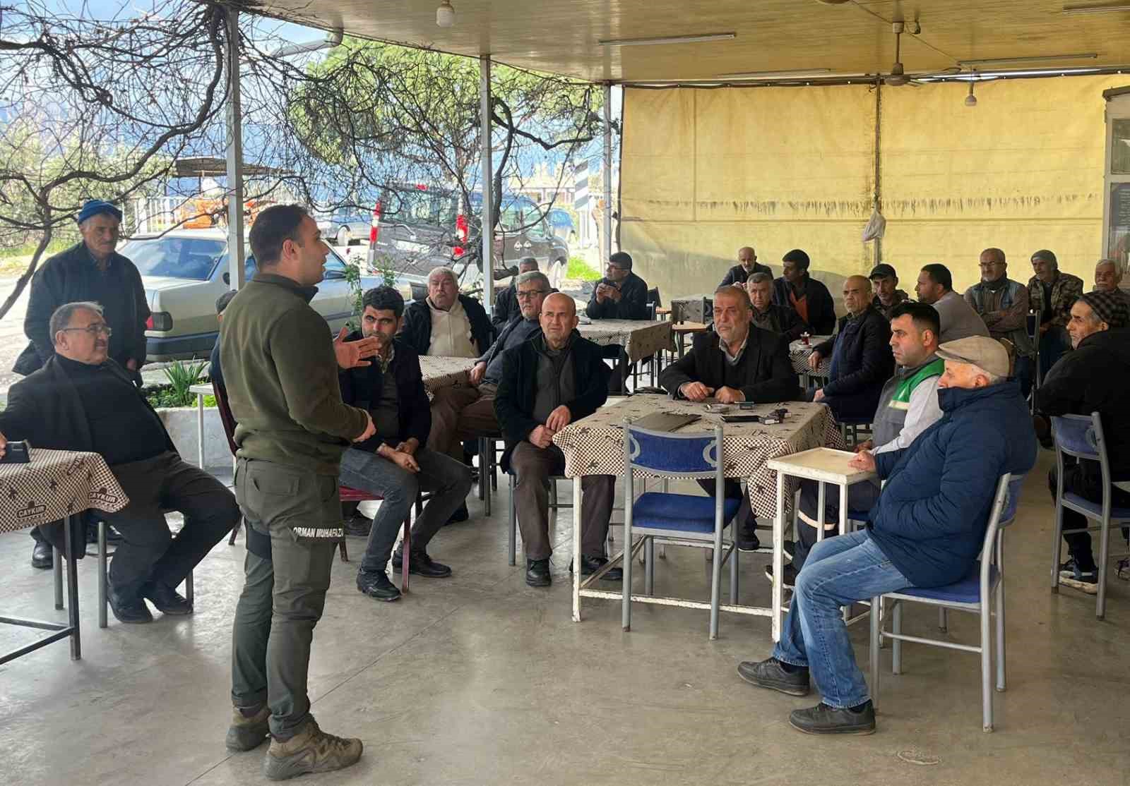 Aydın’da vatandaşlar yangınlara karşı bilgilendirildi
