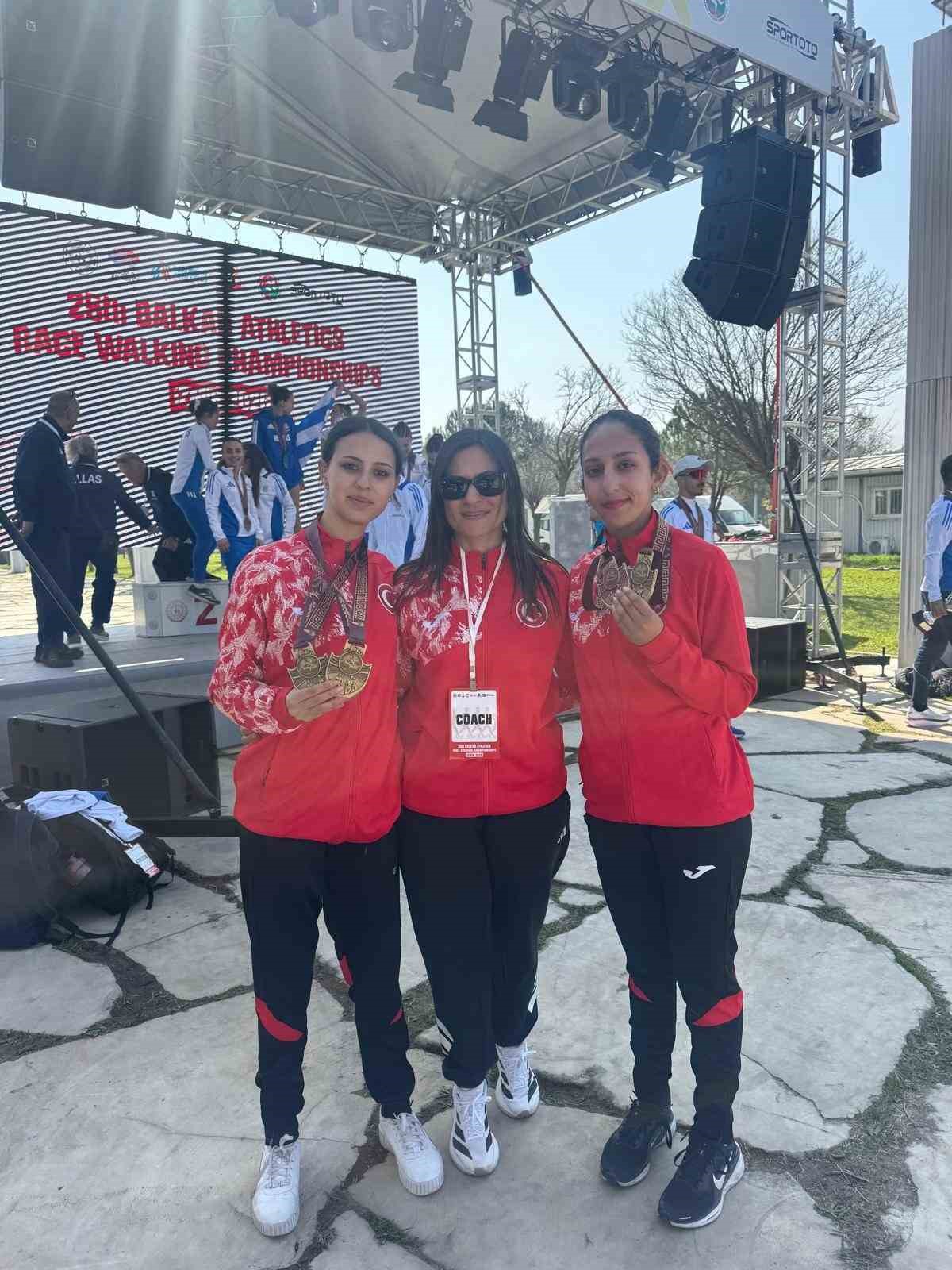 Aydınlı sporcular Balkan şampiyonasına damga vurdu
