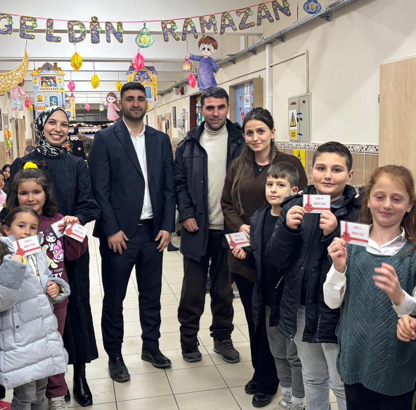 Aydıntepe’de öğretmenler ve öğrenciler iftar sofrasında bir araya geldi
