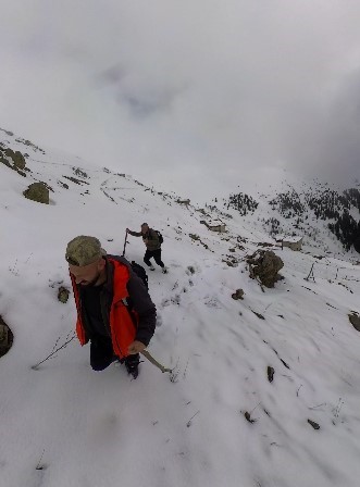 Ayılar Trabzon’da yaylalardan sonra mahallelere dadandı
