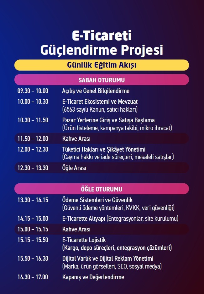 AYTO ticaret eğitimine ev sahipliği yapacak
