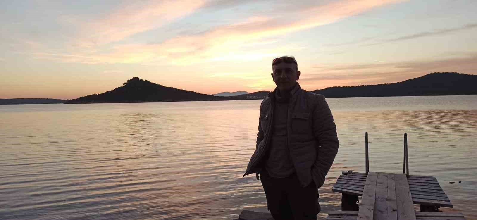 Ayvalık sahilinde gün batımı böyle görüntülendi
