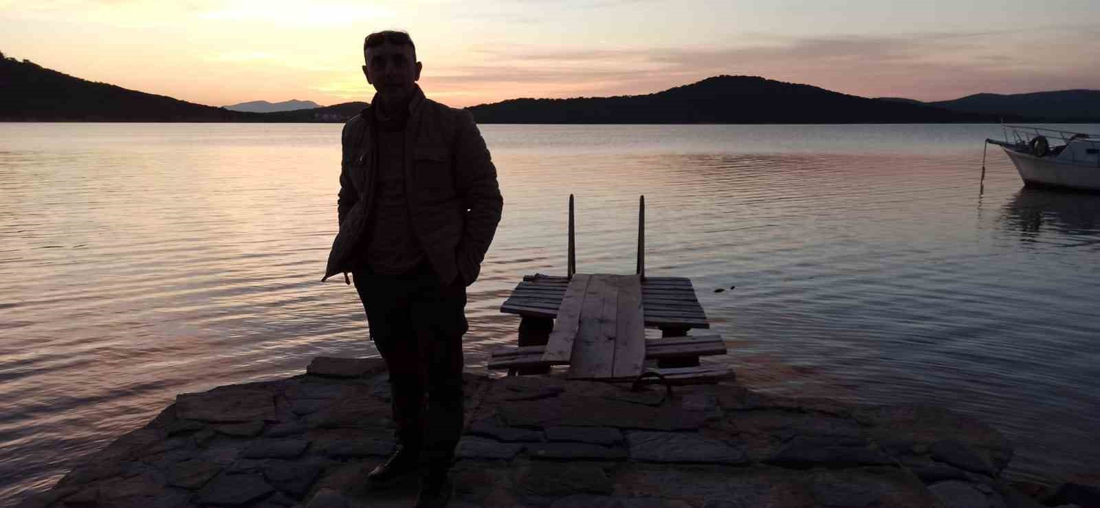 Ayvalık sahilinde gün batımı böyle görüntülendi
