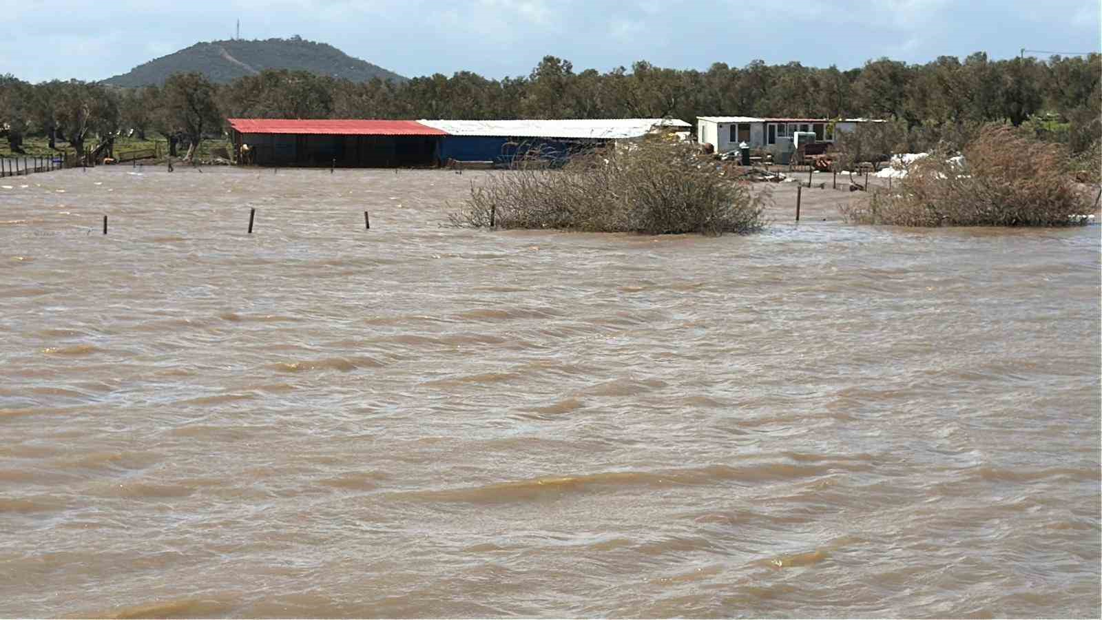 Ayvalık‘ta yağış hayatı olumsuz etkiledi
