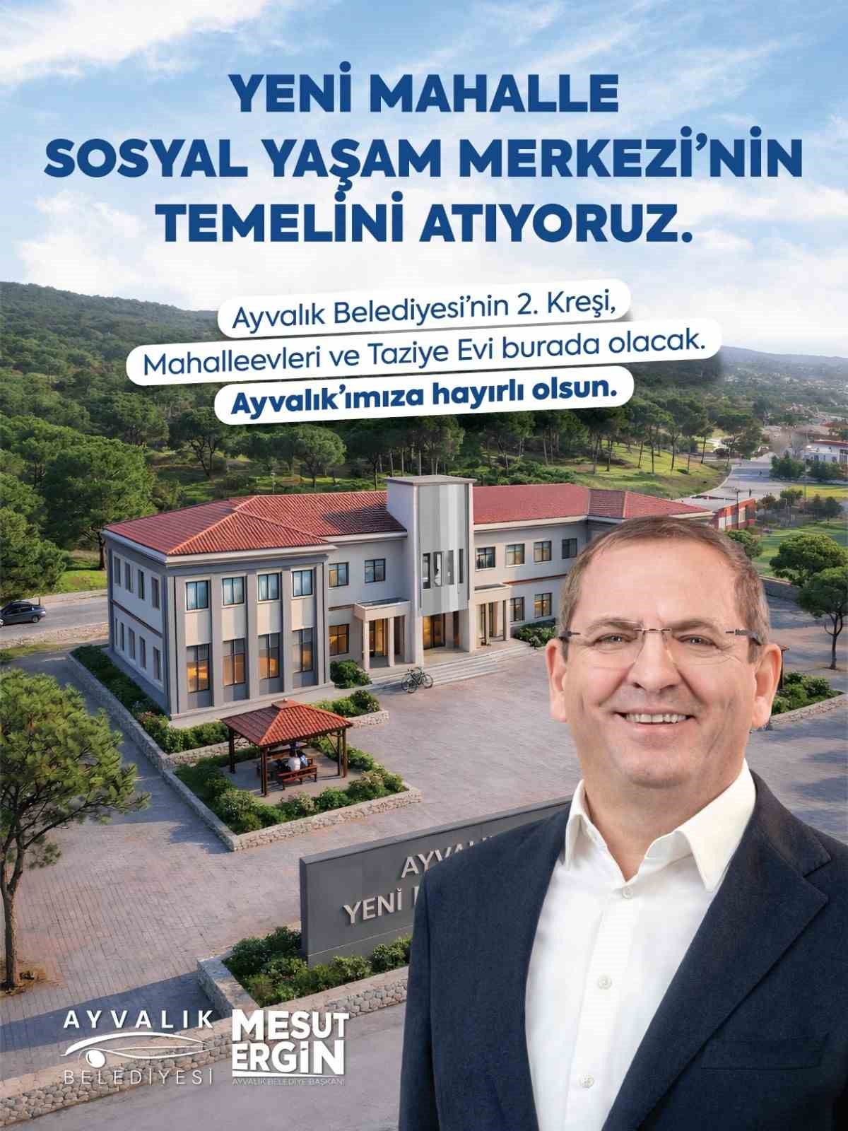 Ayvalık’ta Yenimahalle’ye sosyal yaşam merkezi müjdesi
