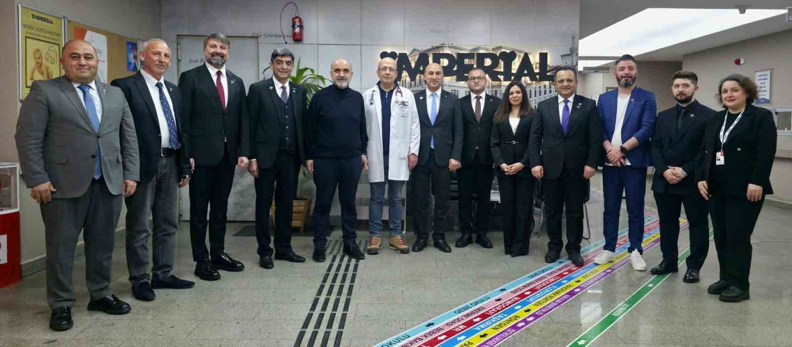 Azerbaycan sağlık turizmi heyeti Özel İmperial Hastanesi’ni gezdi
