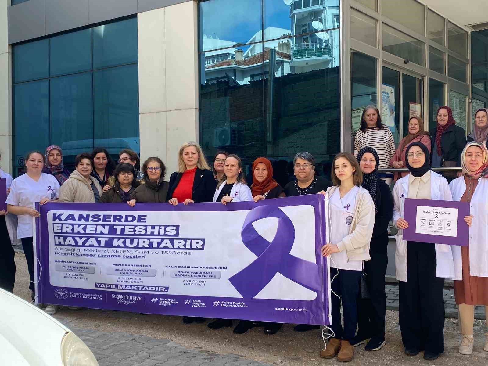 Babaeski’de kadınlar kanser taramasından geçti
