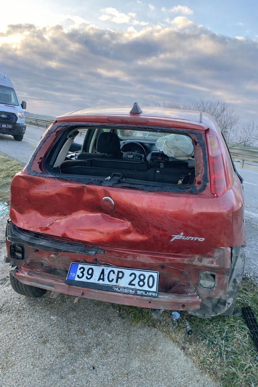 Babaeski’de trafik kazası: 1 yaralı
