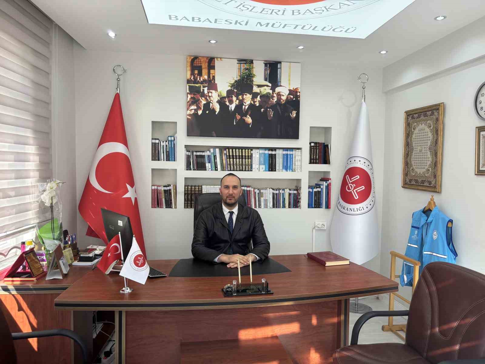 Babaeski’nin yeni müftüsü göreve başladı
