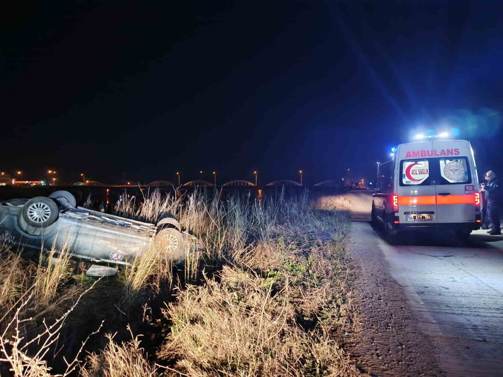 Bafra’da internet tanışıklığı kazayla bitti
