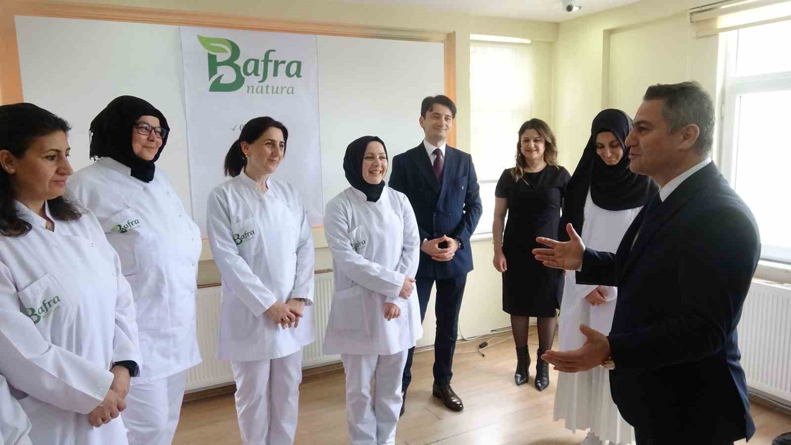 Bafra’da kadınlardan glütensiz üretim atağı
