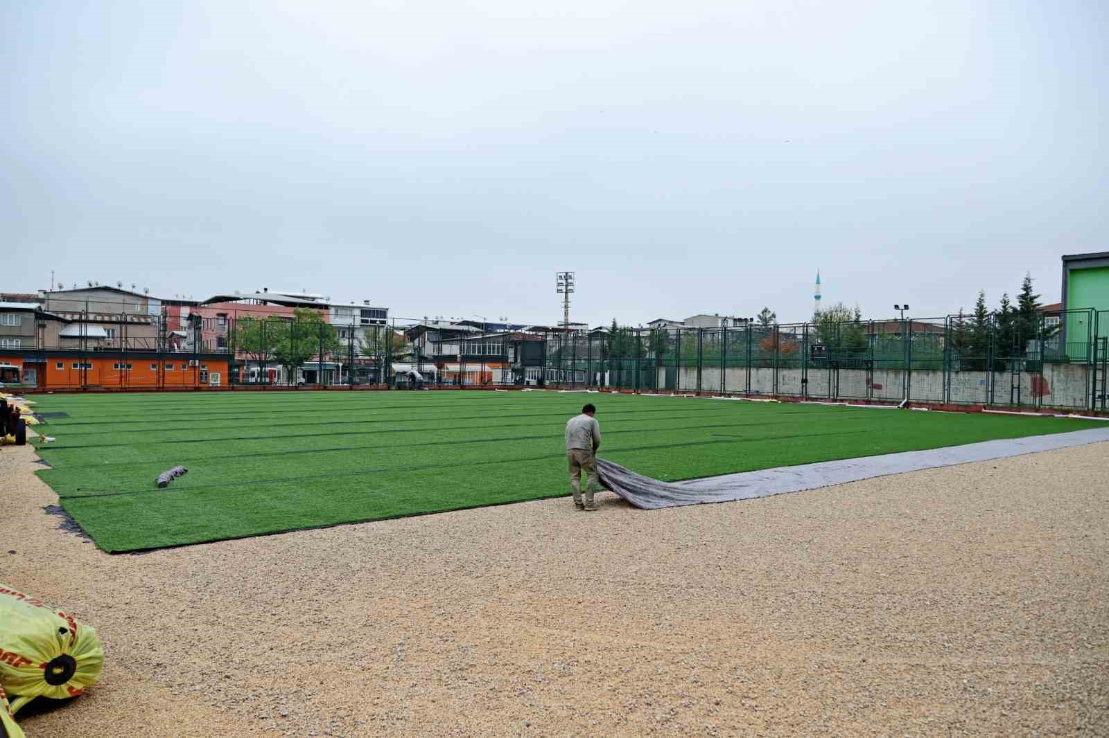 Bağlarbaşı spor tesisleri yenileniyor
