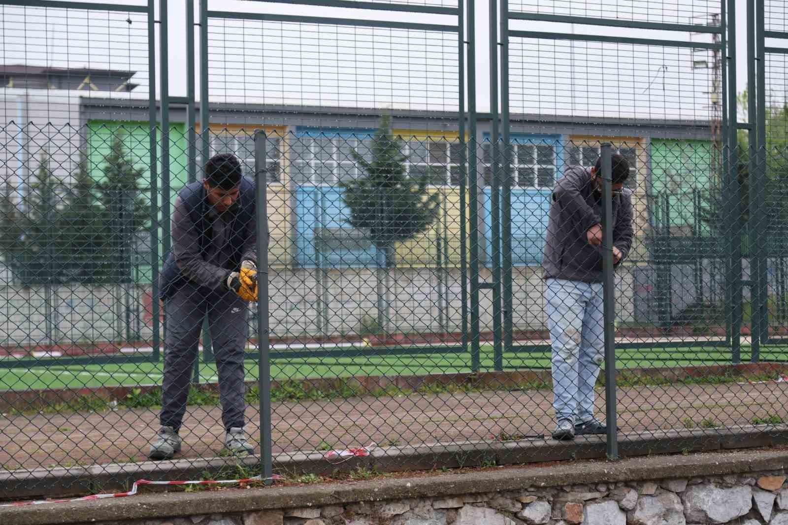 Bağlarbaşı spor tesisleri yenileniyor
