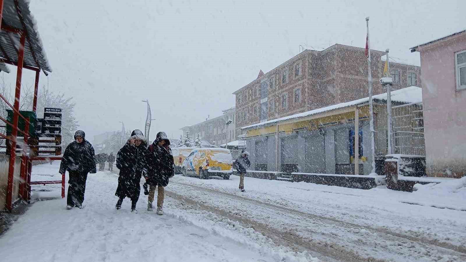 Baharı bekleyen Karlıova karlı bir güne uyandı
Baharı bekleyen Karlıova karlı bir güne uyandı