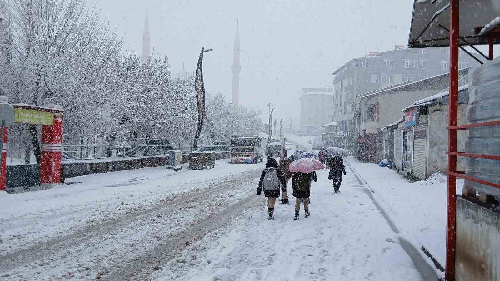 Baharı bekleyen Karlıova karlı bir güne uyandı
Baharı bekleyen Karlıova karlı bir güne uyandı