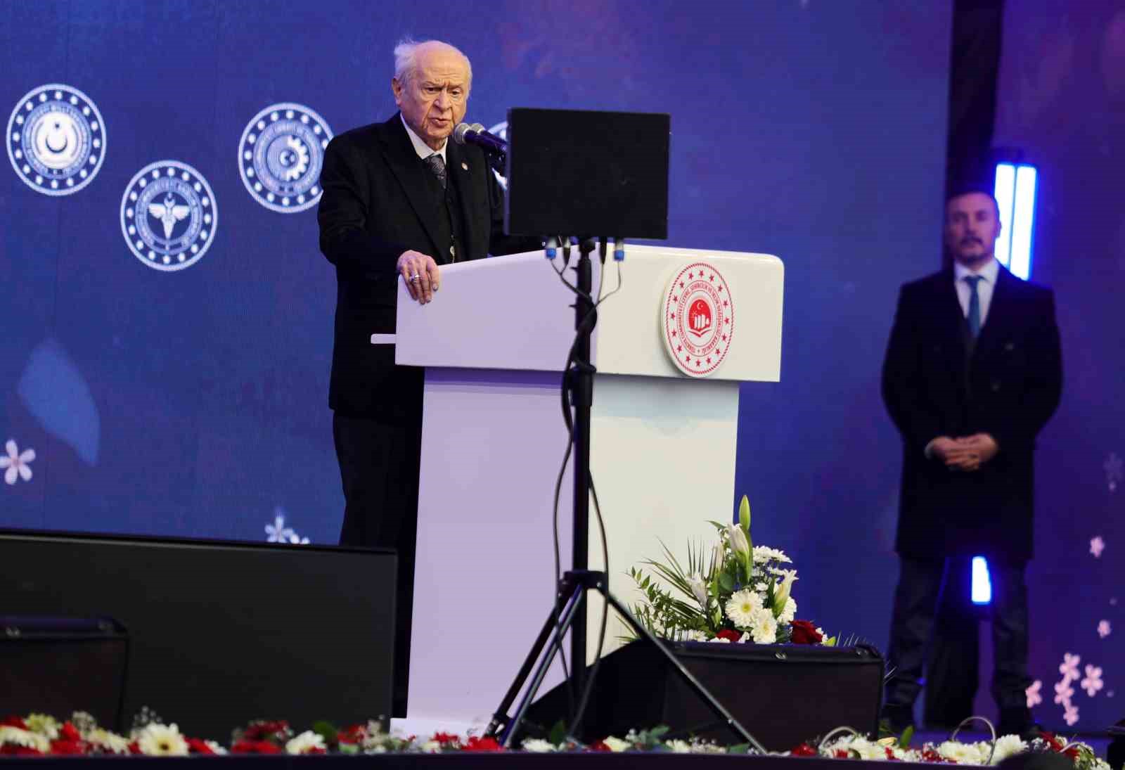 Bahçeli: "Muhalefetin esasen Türkiye’ye karşı olduğu aleni değil midir"
