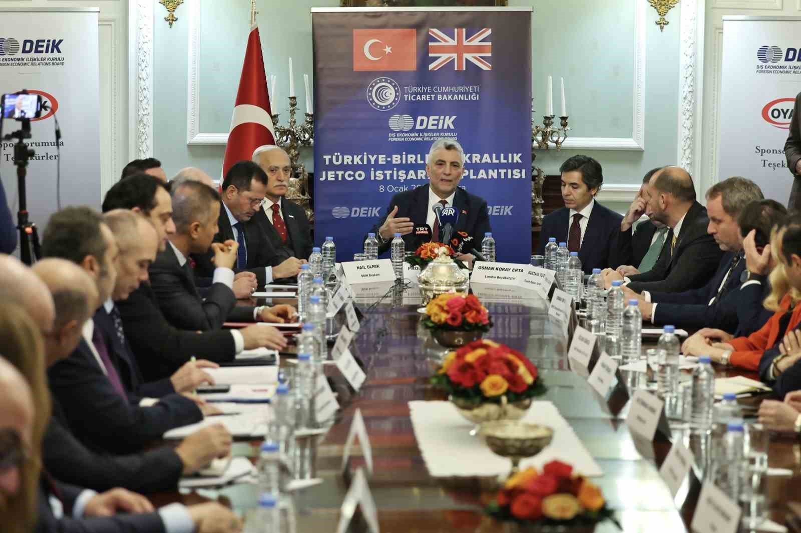 Bakan Bolat, Birleşik Krallık’ta faaliyet gösteren Türk iş adamlarıyla buluştu
