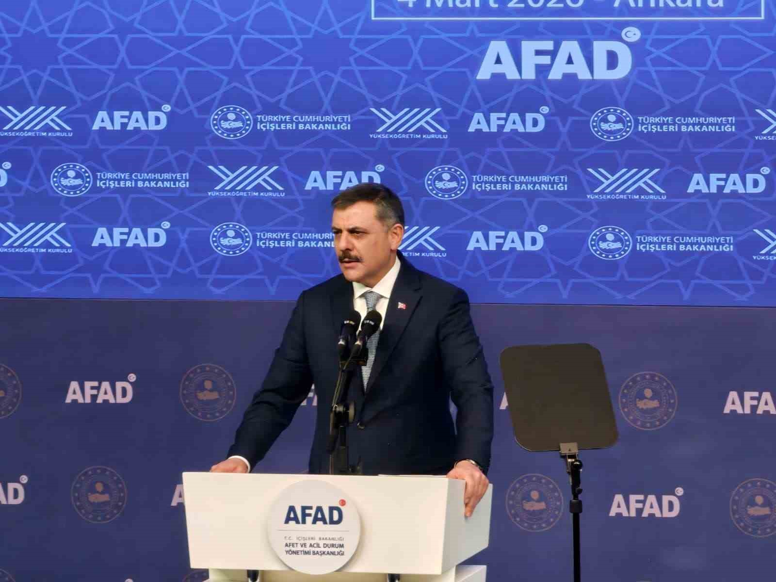 Bakan Çiftçi: "Devletimizin kurumlarının kapasitelerini afetlere karşı ortak bir kararlılıkta buluşturuyoruz"
