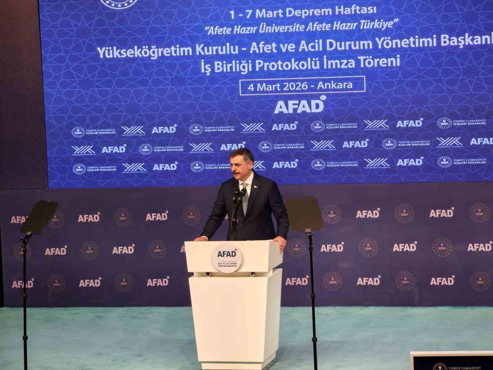 Bakan Çiftçi: "Devletimizin kurumlarının kapasitelerini afetlere karşı ortak bir kararlılıkta buluşturuyoruz"
