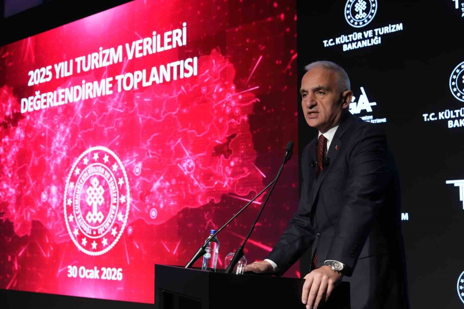 Bakan Ersoy: ‘‘2025 turizm geliri 65,2 milyar dolar’’
