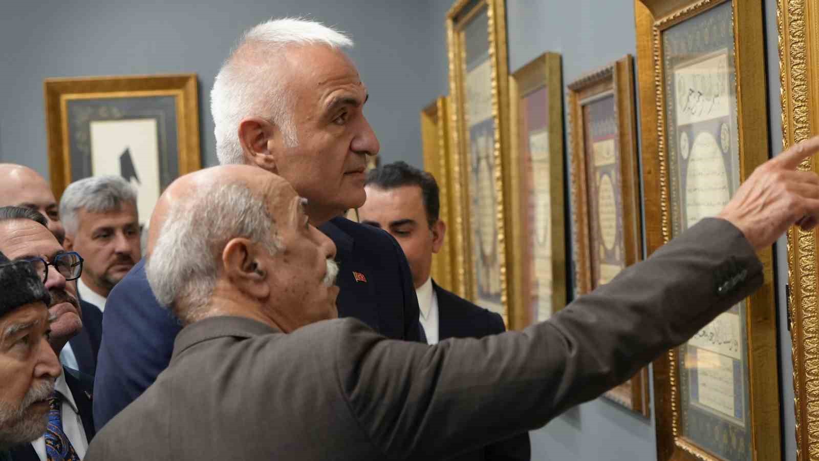 Bakan Ersoy: "Fuadname, hat ve ebruda çok geniş bir penceredir"
