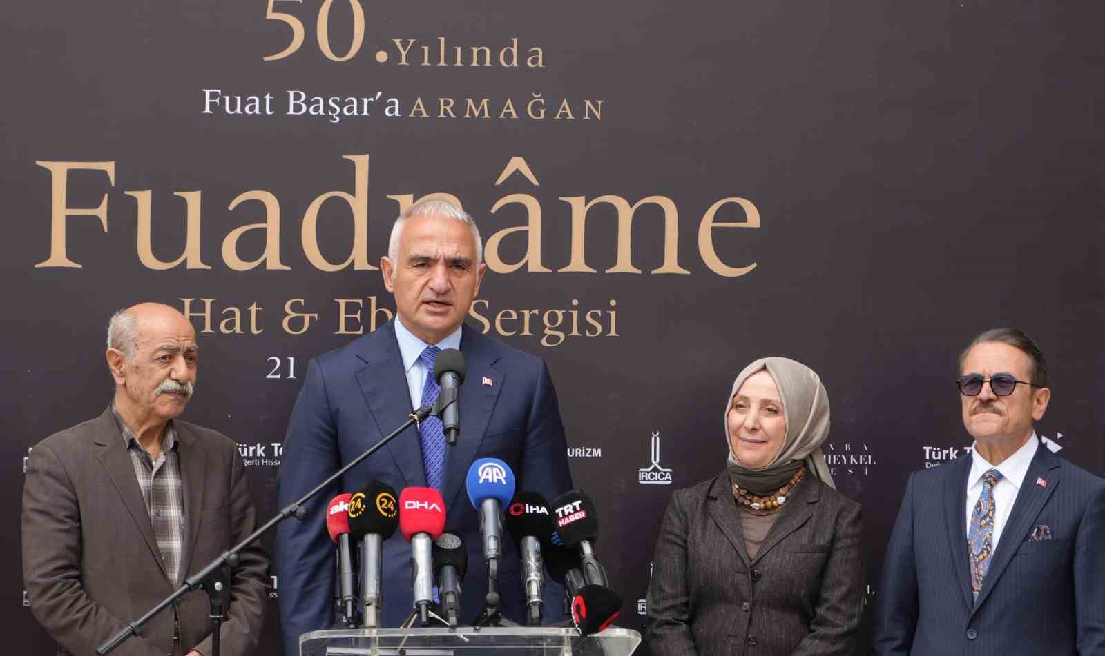 Bakan Ersoy: "Fuadname, hat ve ebruda çok geniş bir penceredir"
