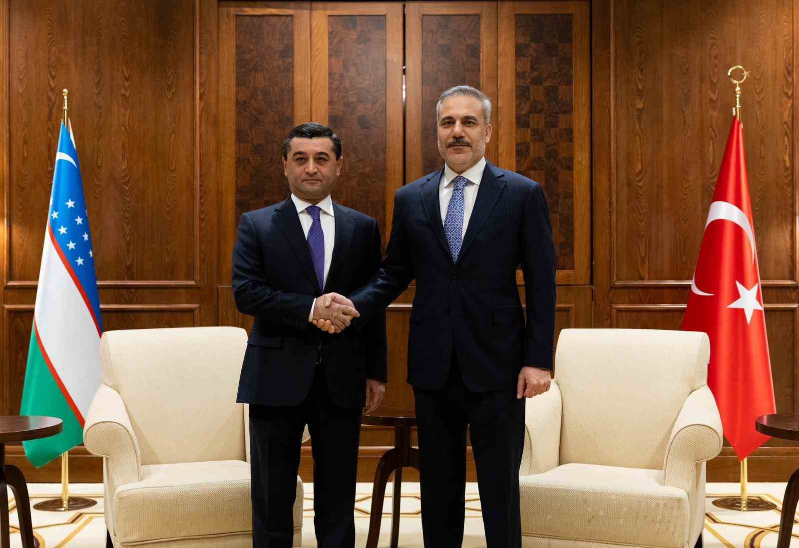 Bakan Fidan, Özbekistan Dışişleri Bakanı Saidov ile görüştü
