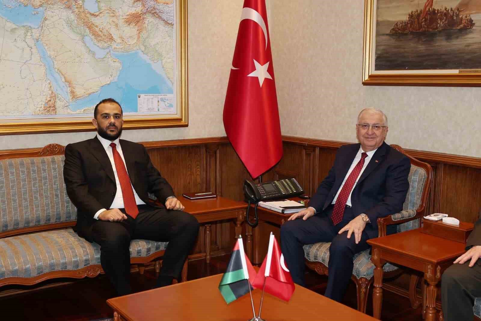 Bakan Güler, Libya Savunma Bakan Vekili Zubi’yi kabul etti
