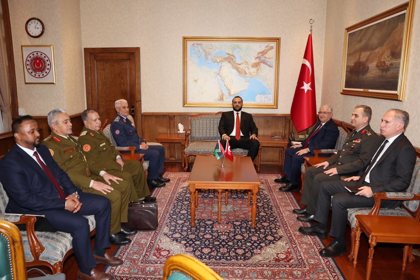 Bakan Güler, Libya Savunma Bakan Vekili Zubi’yi kabul etti
