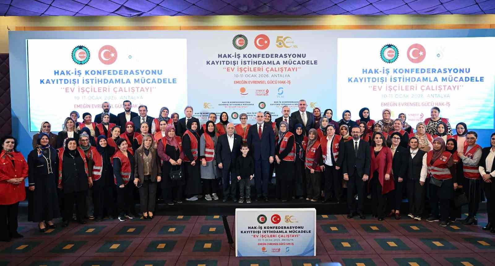 Bakan Işıkhan: "Ülkemizde ev hizmetlerinde çalışanlar, 4857 sayılı İş Kanunu’nun kapsamı dışında tutulmuştur"
